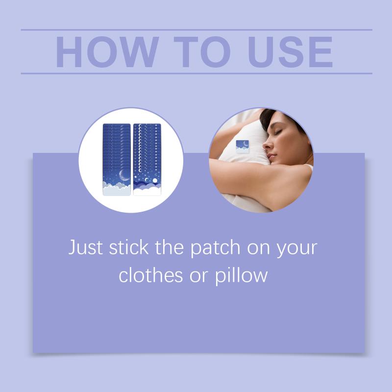 Relaxing Sleep Patch Anti Herbal Stickers Improves Sleep Quality Insomnia Relief for Bedroom Use