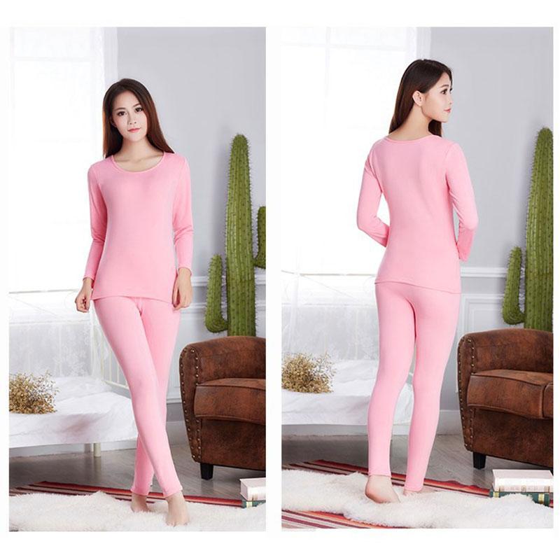 Buy Women Thermals Clothing Base Layer Thermal Underwear Set Top Bottom
