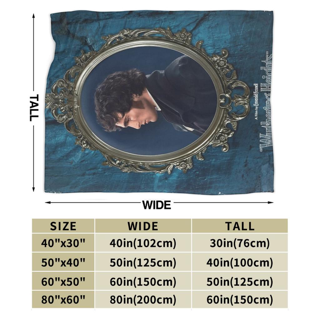 Wuthering Heights Movie Blanket Fleece Textile Decor Jacob Elordi Breathable Ultra-Soft Throw Blankets for Home Bedspreads