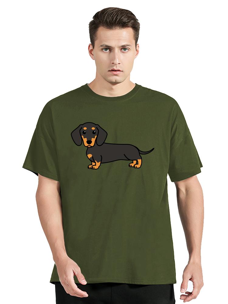 Funny Low Rider Dachshund Sausage Dog Oversized T-shirt Anime Men's Clothing Female Designer Fitness T Shirt Manga Cotton Tshirt