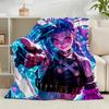 1PC Fantasy Warrior Jing Flannel Blanket Gift, Suitable for Both Men And Women, Soft Ideal for Beds And Sofa, Birthday Or Christmas Gift