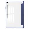 For Samsung Galaxy Tab S10 FE+ Case Clear Acrylic Leather Tablet Cover Support Auto Sleep/Wake