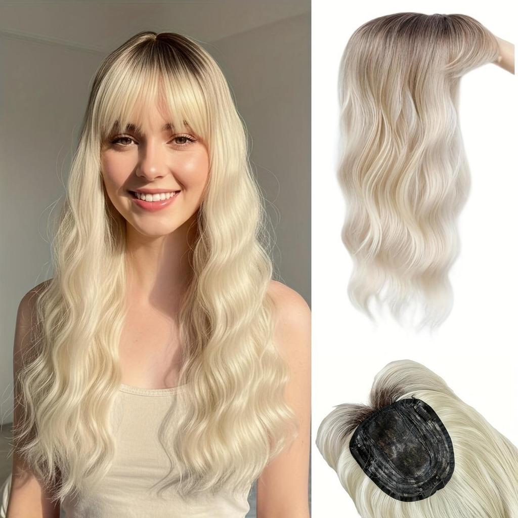 Kostenloser Versand Amerikanischer Stil Ella Beauty Schwarz Gold Farbverlauf Perücke, Lang Gerade mit Haarteil