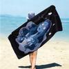 1Pc Blue Spirit Butterflies Beach Towel Microfiber Beach Towel Thin Absorbent For Beach Swimming Yoga Bath Sports 0917159