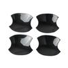 Carbon Fiber Style Door Handle Bowl Anti-Scratch Cover Trim For Toyota Tacoma