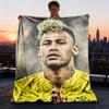 1pc Neymar Outdoor Flannel Blanket for Girls Soft, Lightweight Throw Perfect for Camping, and Gifting, Digital