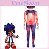 Sonic The Hedgehog Kids Cosplay Halloween Costume Set Easy To Wear Breathable Unisex Perfect For Parties!