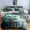 Green lion face Bedding Duvet cover sets Duvet covers Pillowcases gifts (1 * Duvet Cover 2 * Pillowcases, without duvet insert)