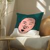 Funny Funny Characters Pillow Case Silky elegant Comfort Sofa Bed  Invisible zipper Beach pillowcase