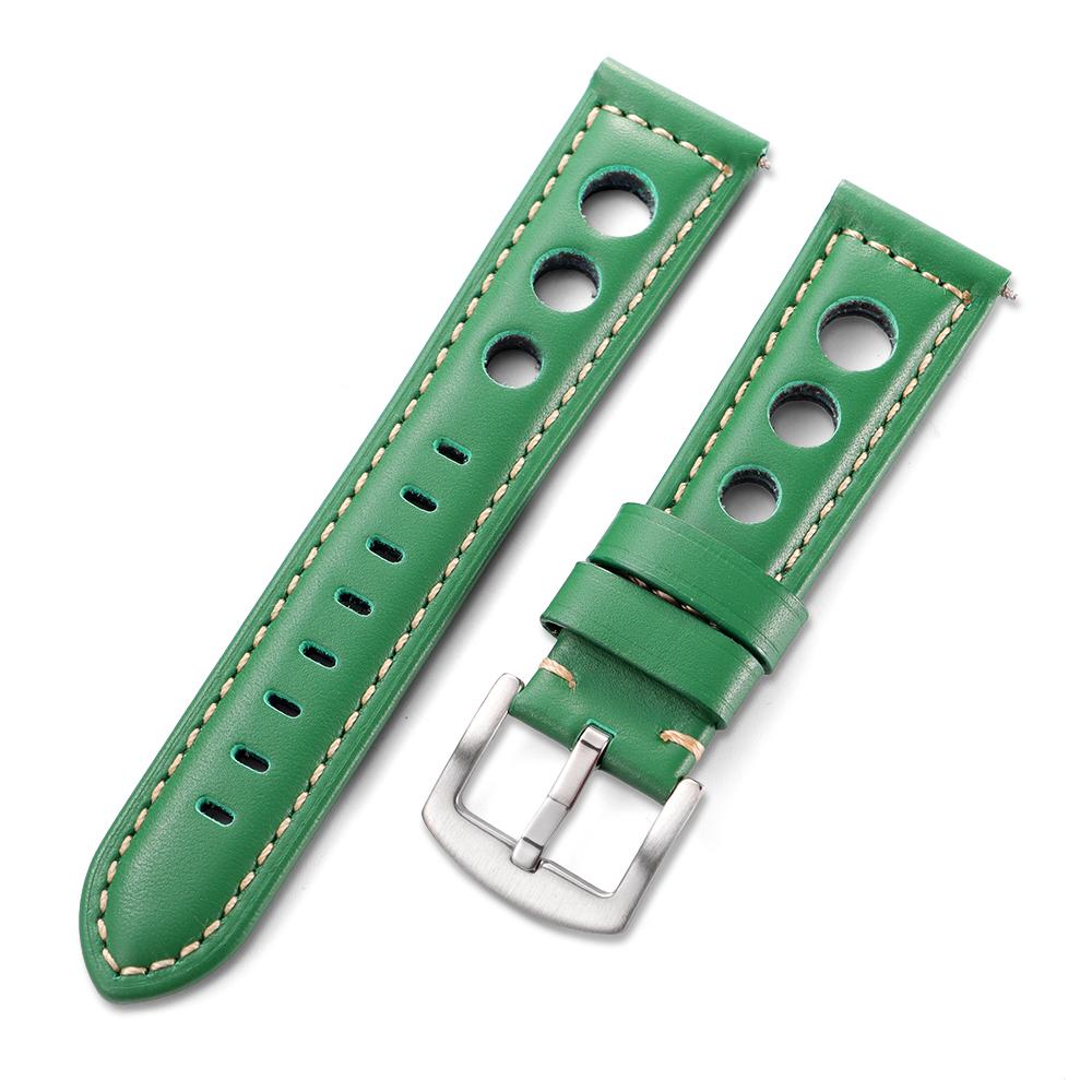 Cowhide Watch Strap Bracelet Vintage Genuine Leather 20mm 22mm 24mm Watchband Women Men Fashion Watch Band Belt With Pin Buckle