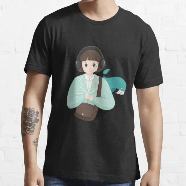 Extraordinary Attorney Woo T Shirt Summer Women Men Kawaii Whale Caring for Autistic Children Graphic Tshirts Korean TV Clothes