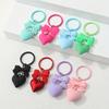Trendy Bow Heart Keychain: Cute and Creative Pendant Ornament