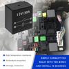 2 PCS 30A Car Starter Relay, 5 Pin 12V Waterproof Starting Relay Universal Replacement, Multi Purpose Automotive Standard Relays for Most Vehicles,