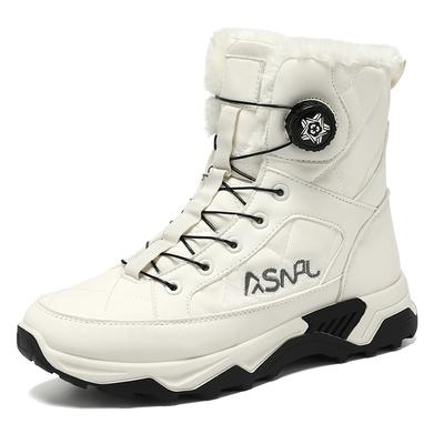 Übergröße Damen Schneestiefel Bequeme Warme Rutschfeste Baumwollschuhe für Kaltes Wetter Herren Winterstiefel