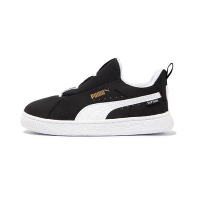 Joyflex Sliptech Retro Casual Low-Top Kids Skate Shoes Kids Sneakers Black White Gold 401140-01