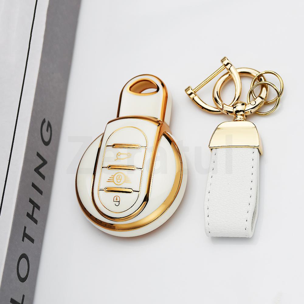 Fashion Tpu Car Key Case Cover For Bmw Mini Coopers One Jcw F56 F55 F54 F57 F60 R55 R56 R57 R58 R59 R60 S Roadster Accessories