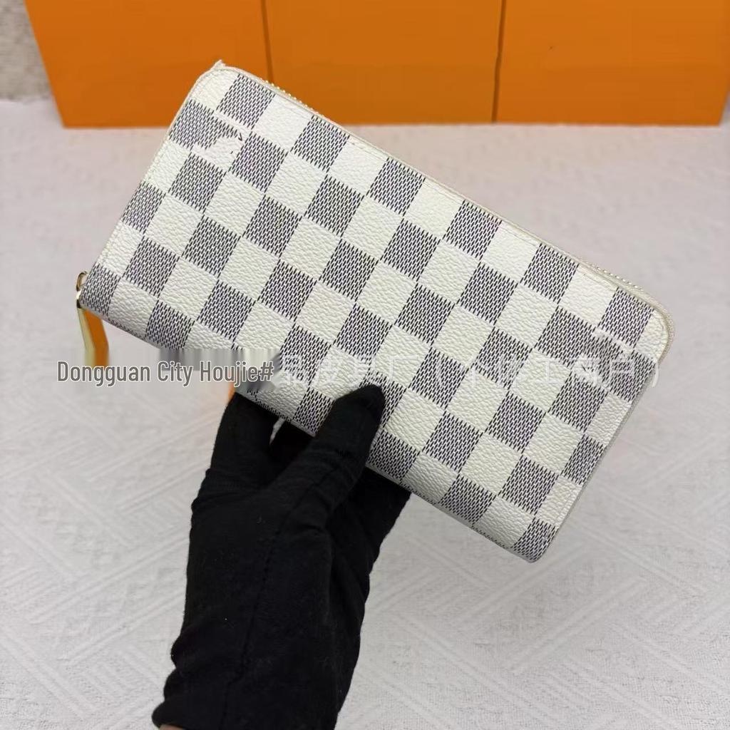 Unisex Langbörse & Kartenhalter - Einzelner Reißverschluss, Mehrere Kartenfächer, Ausweisfach, Modell 60017