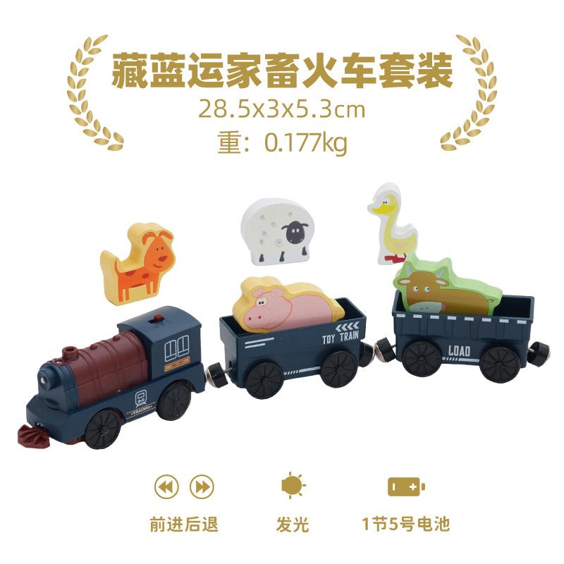 Elektrische Eisenbahn Magnetisches Auto Diecast Slot Passend für alle Marken Holzeisenbahn Schiene Eisenbahn Elektrische Schiene Eisenbahn Für Kinder Kinderspielzeug