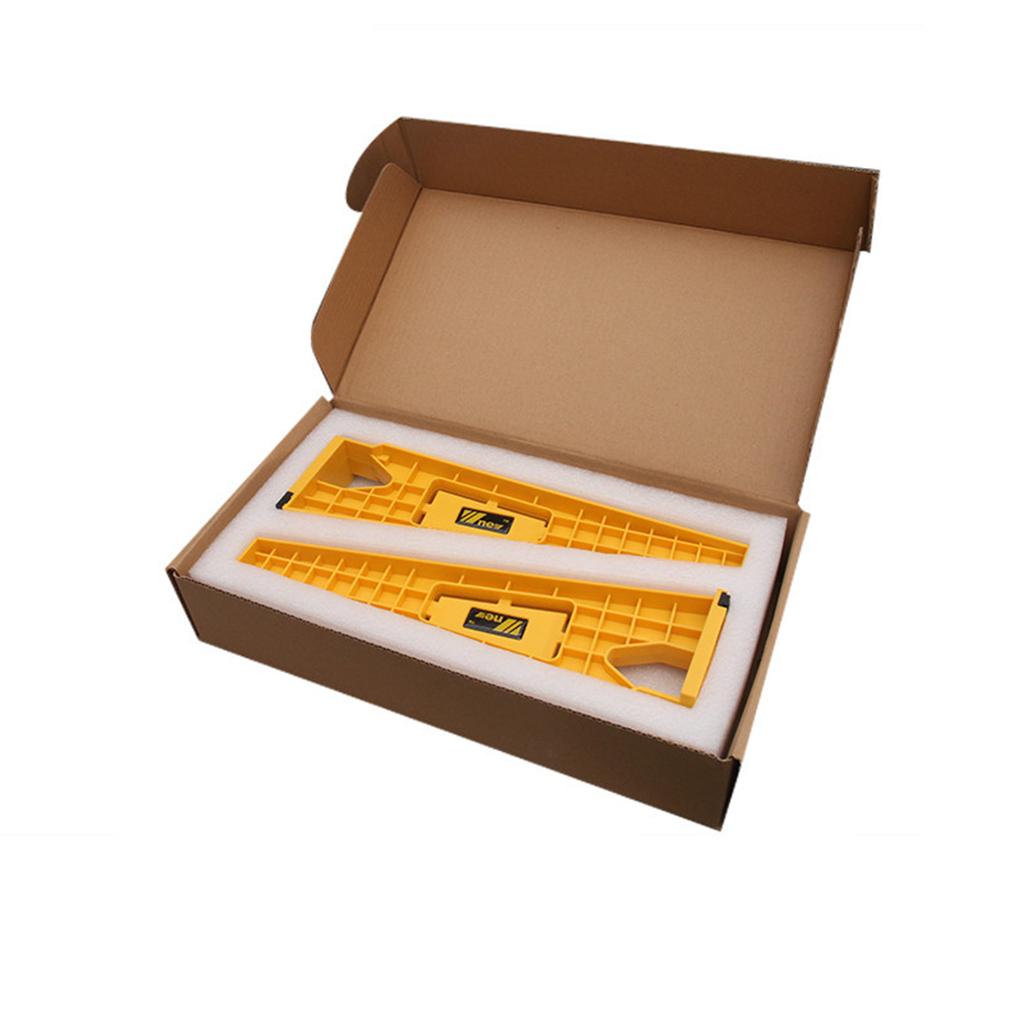 2 Pieces Drawer Track Installation Jigs Positioner Aid Office Cabinet Mounting Professional Accessories Locking