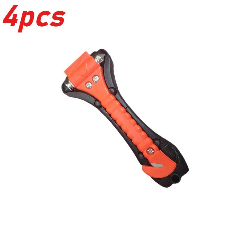 Car Seat Belt Cutter 2-in-1 Survival Safety Hammer Camping Driving Emergency Break Window Glass Punch Life Rescue Tools