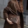Commuter Shoulder Bag New Box Bag Cowhide Fashion Messenger Bag