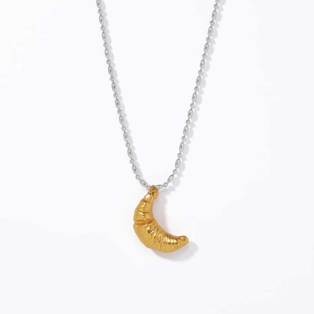 Geometric Style Pendant Necklace Featuring Butterfly Design And Gold Plating For Women