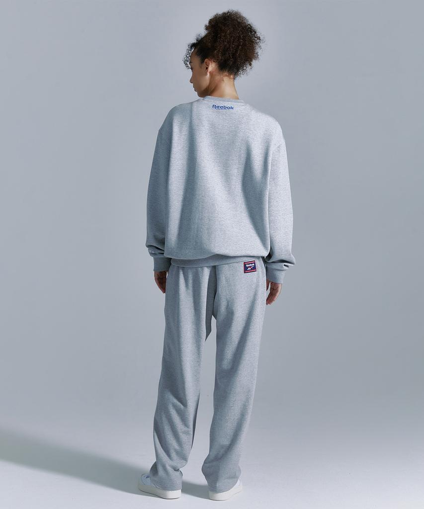 REEBOK Loose Fit Straight Sweatpants - Grey