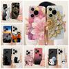 For Huawei Pura 70 Pro Case Pura70 Pro+ New Flowers Candy Painted Cover Soft Silicone Phone Case For Huawei Pura 70 Ultra Fundas