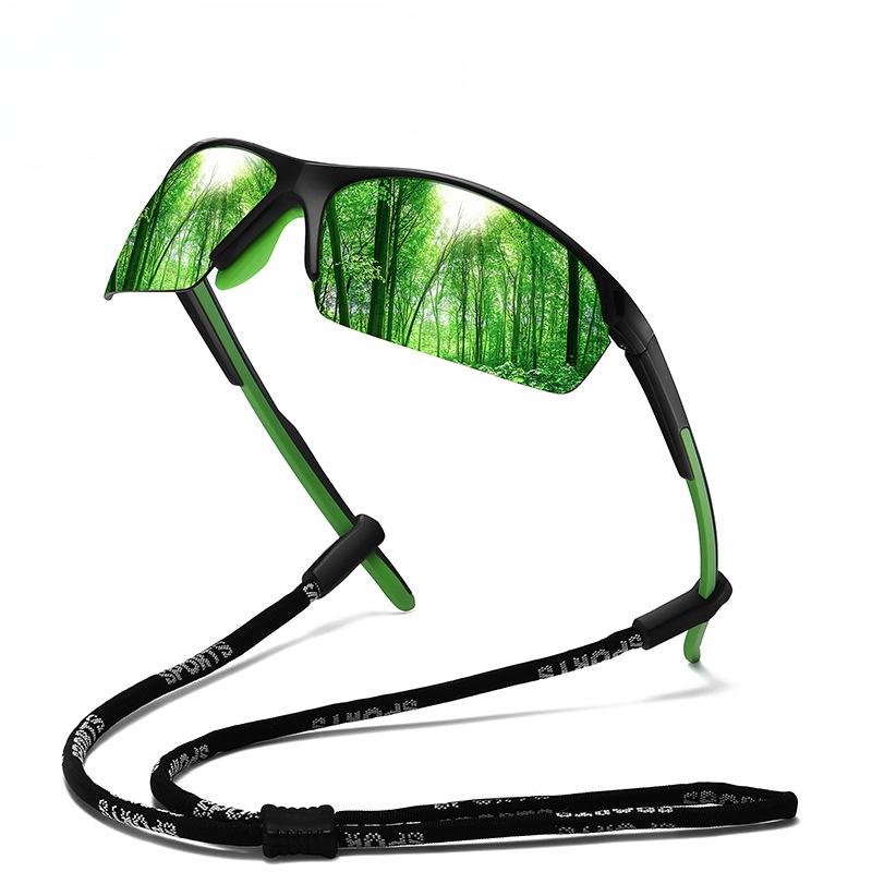 

Поляризованные солнцезащитные очки Новые очки Полурамка Спортивные солнцезащитные очки на открытом воздухе Велосипедные солнцезащитные очки