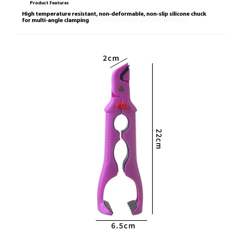 1Pc Anti-Scald Clip Silicone Kitchen Anti Scald Plate Bowl Dish Pot Holder Anti-Hot Clip Lifter Kitchen Accessories Gadget