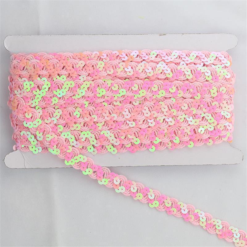1.5cm Sequin Lace Accessory Sequines Strip Clothing Stage Performance DIY Handmade Decorative Ribbons Strip