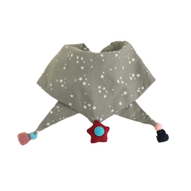 Cute Children Scarf Versatile & Warm Shawl Cotton Baby Neck Towel Multi Functional Scarf Lightweight for Boys & Girls
