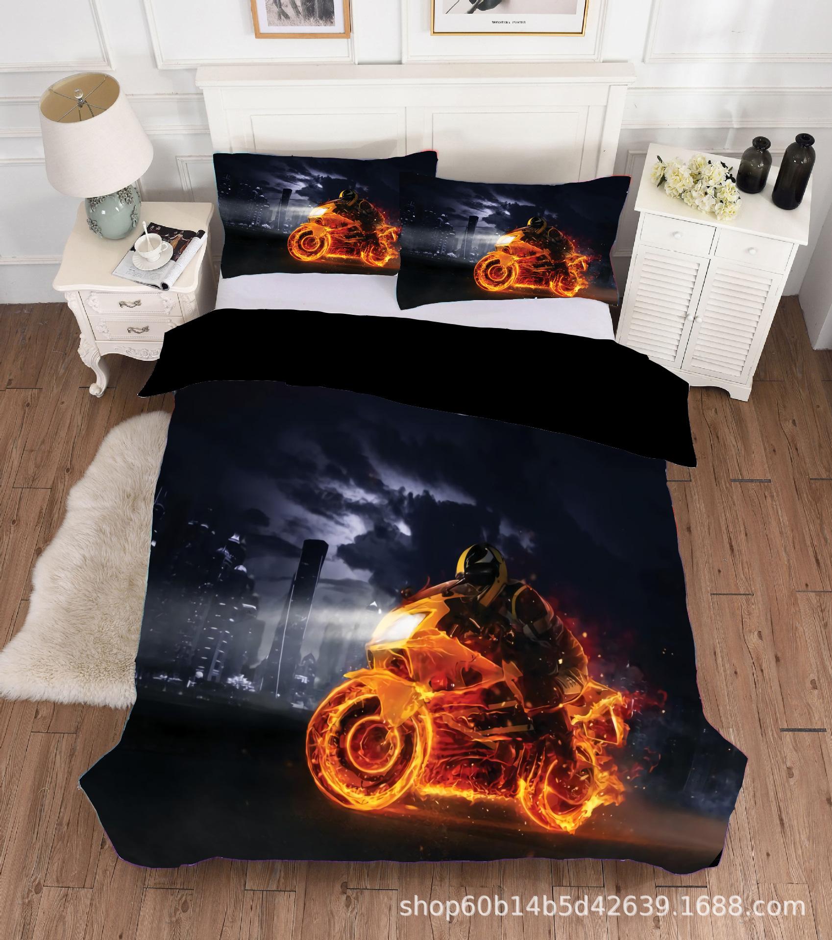 

Цифровая печать 3D высокой четкости Постельное белье Комплект из четырех предметов Наволочка Одеяло из трех предметов 135x200 two-piece set