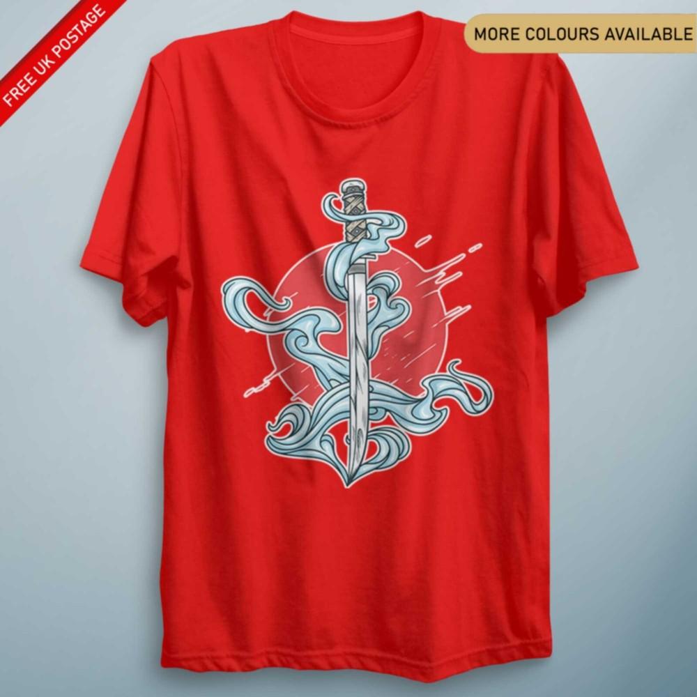 Japanese T Shirt Katana Demon Slayer Anime T Shirt Gift Unisex Japan Streetwear S
