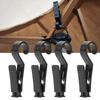 10 Pcs Plastic Multipurpose Hanging Clips Storm Proof Lockable Black Marine Boat Rail Clips Lightweight Tent Tarp Hook Clips