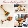 Painted Margarita Wine Glass Crystal Glass Hand-painted Cocktail Glass Alicia Home Goblet for Home Bar Wedding Party Dropship