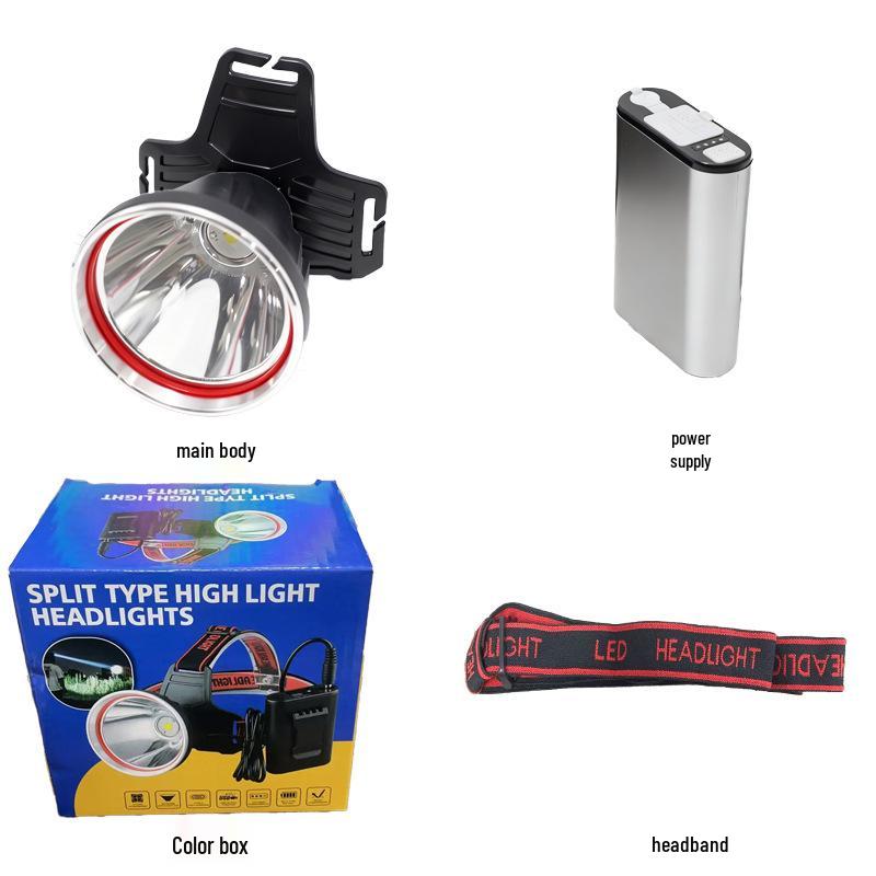 

Multi-Function LED Headlamp with Hand Wave Activation for Caving, Patrol, Night Riding, and Fishing; Long Battery Life.