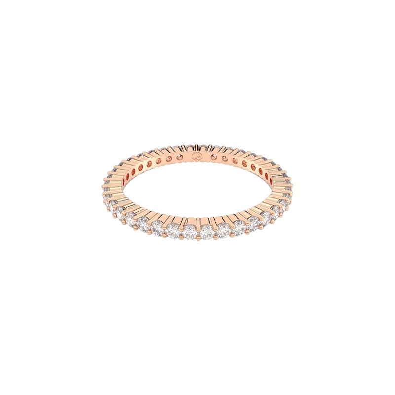 Swarovski Vittore Fashionable and Exquisite Personality Ring Women s Rose Gold rose gold 55