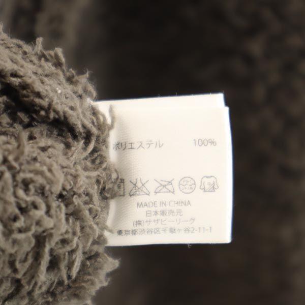 BAREFOOT DREAMS Ron Herman Long sleeve Mokomoko Zip hoodie M Khaki Women Used