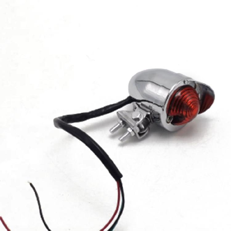 1 PC Motorcycle Red 12V LED Adjustable Cafe Racer Style Stop Tail Lamp Motorbike