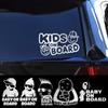 Baby On Board Car Stickers The Whole Body PVC Glue Sticker Funny Baby In Car Vinyl Decal DIY Auto Window Decoration