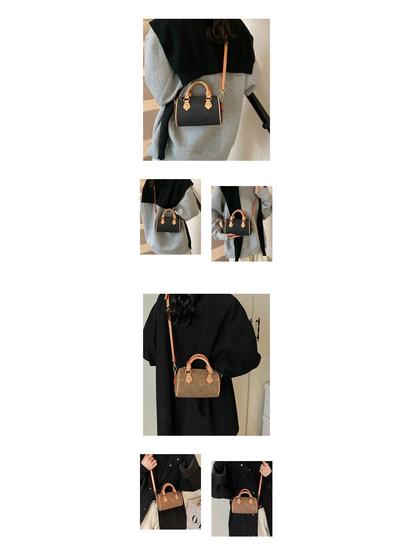 French-Style Boston Bag: New Fashion Pillow Handbag for Shoulder or Crossbody Carry