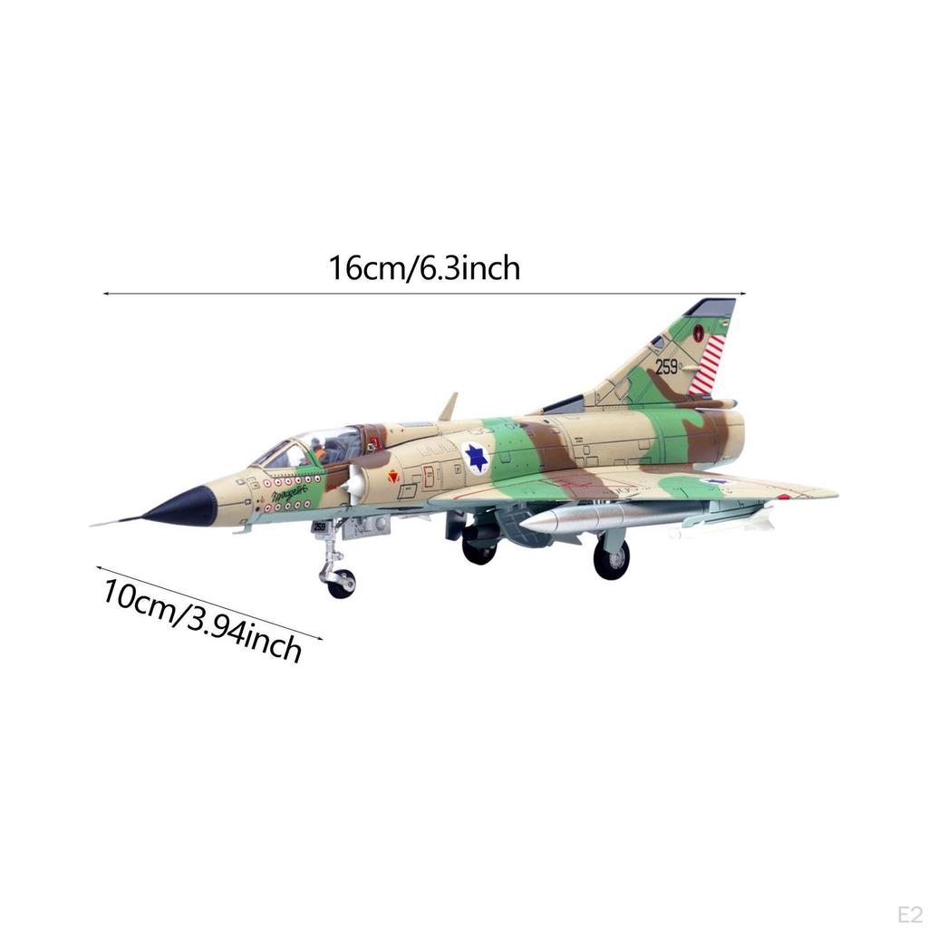 1/72 Scale Fighter Model Airplane Souvenir Simulation Tabletop Decor Collection Ornament for