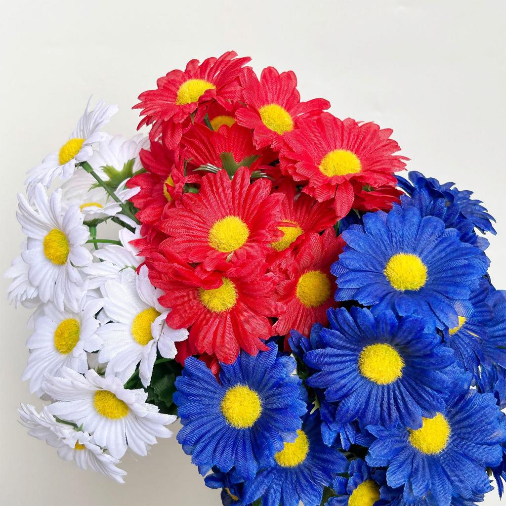 1 Bundles Artificial Flowers Outdoor Flowers , UV Resistant Shrubs For Hanging Garden Porch Window Box
