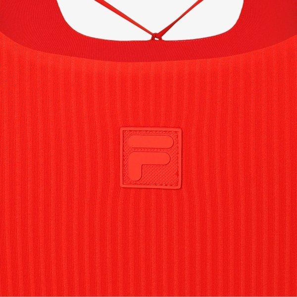 Fila Detachable Strap Ribbed Bra Top