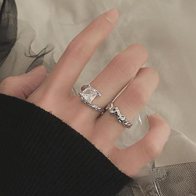 Elegance: Dark Sweet Cold Style Luxury Design Ring for Women