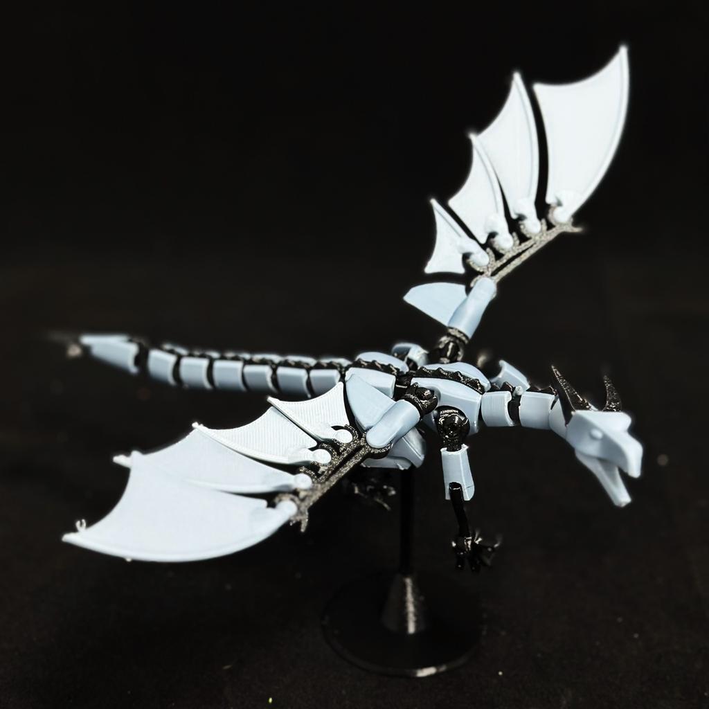 3D Printed Three Head Flying Dragon / Fire Dragon T13 Action Figures Multi-Jointed Movable Robot Nova 13 DIY Mannequin Toys