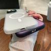 Magnetic Luxury Translucent Armor Shockproof Case For 16 15 14 13 12 11 Pro Max For Magsafe Wireless Charge Phone Cover