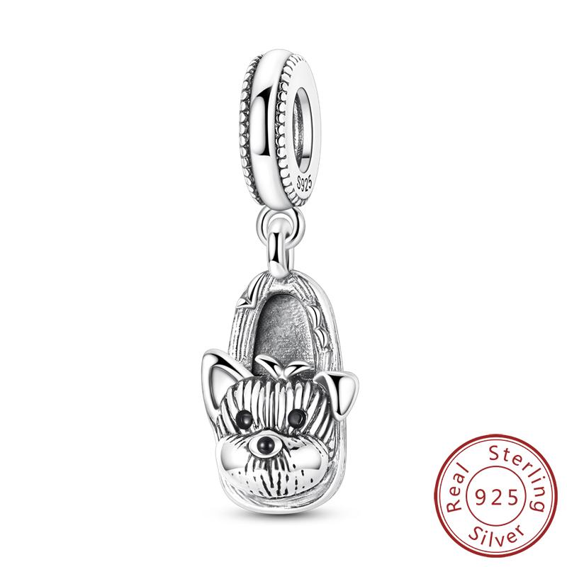 Bratara cu Margele Charm din Cupru Original Fulg de Nea de Iarnă Om de Zăpadă Igloo Pinguin Pandantiv Potrivire Margele Charm Bijuterii Femei Cadou