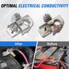 For Ford F150 Edge / Lincoln MKX MKZ New Car Positive and Negative Battery Terminal Cable Clamp Connectors Replace BT4Z-14450-BA